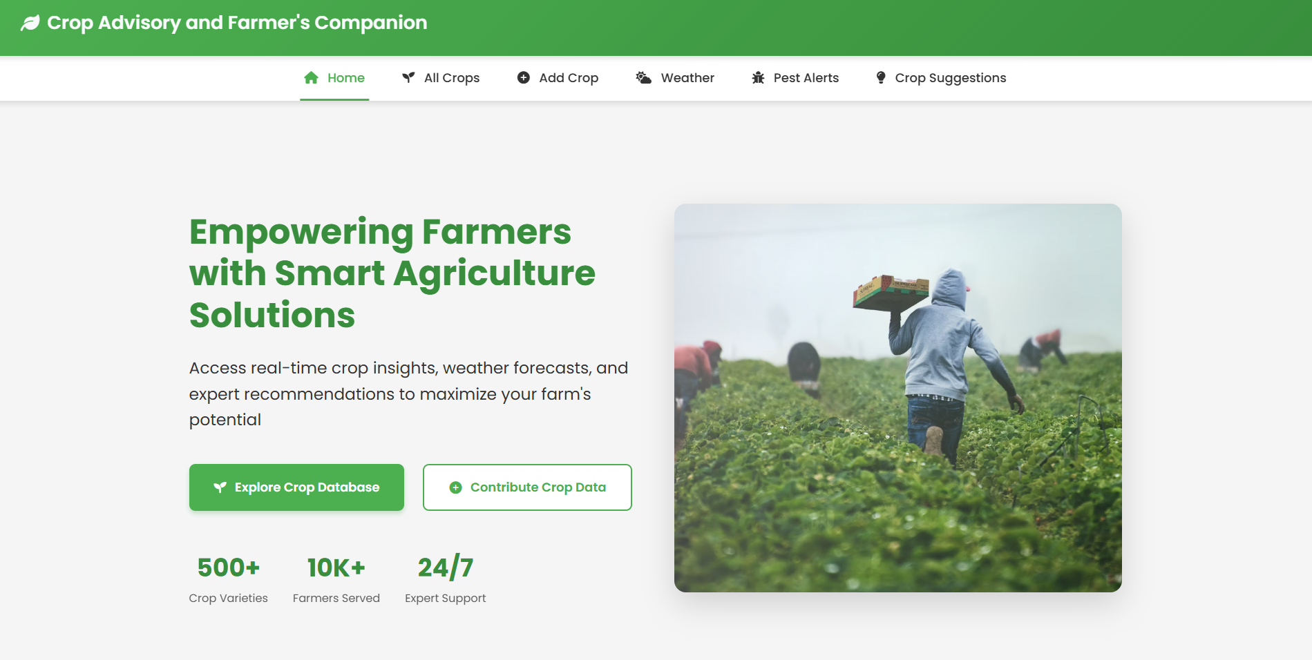 Crop Advisory System