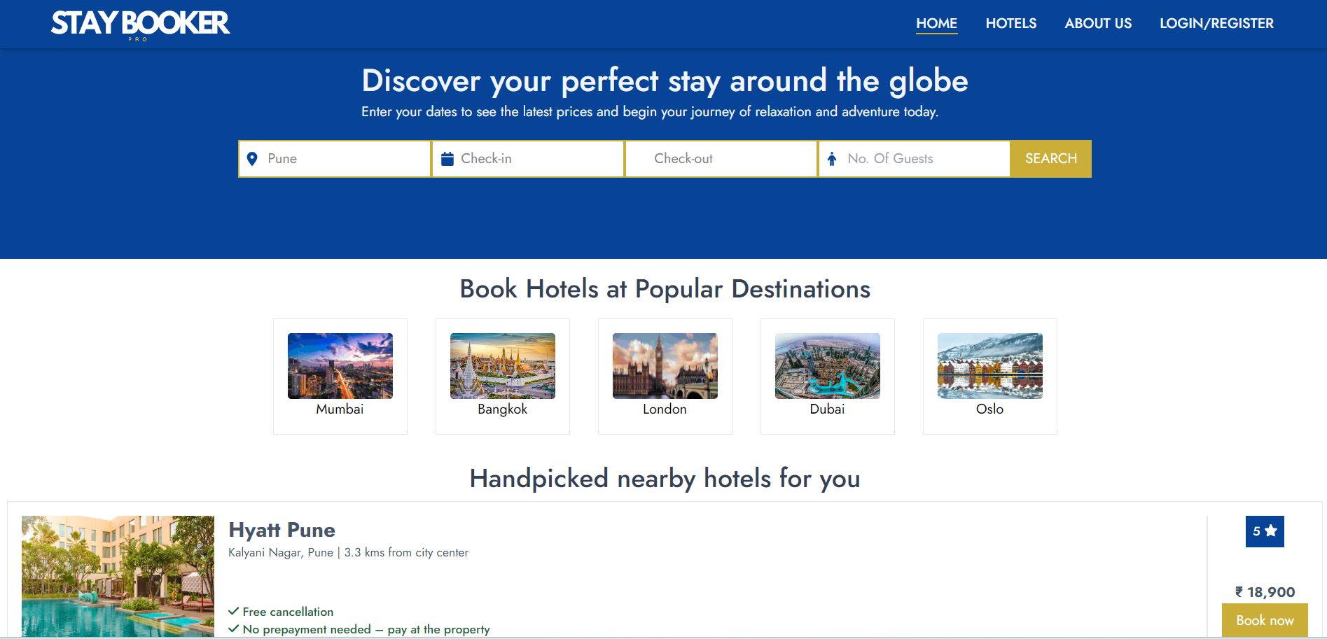 Hotel Booking Website