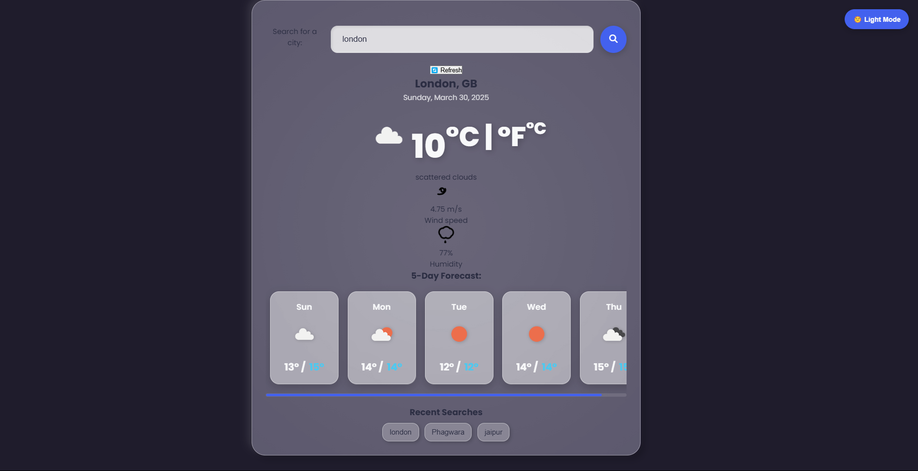 Weather Application